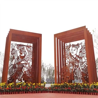 Corten devorining po'lat plitasi